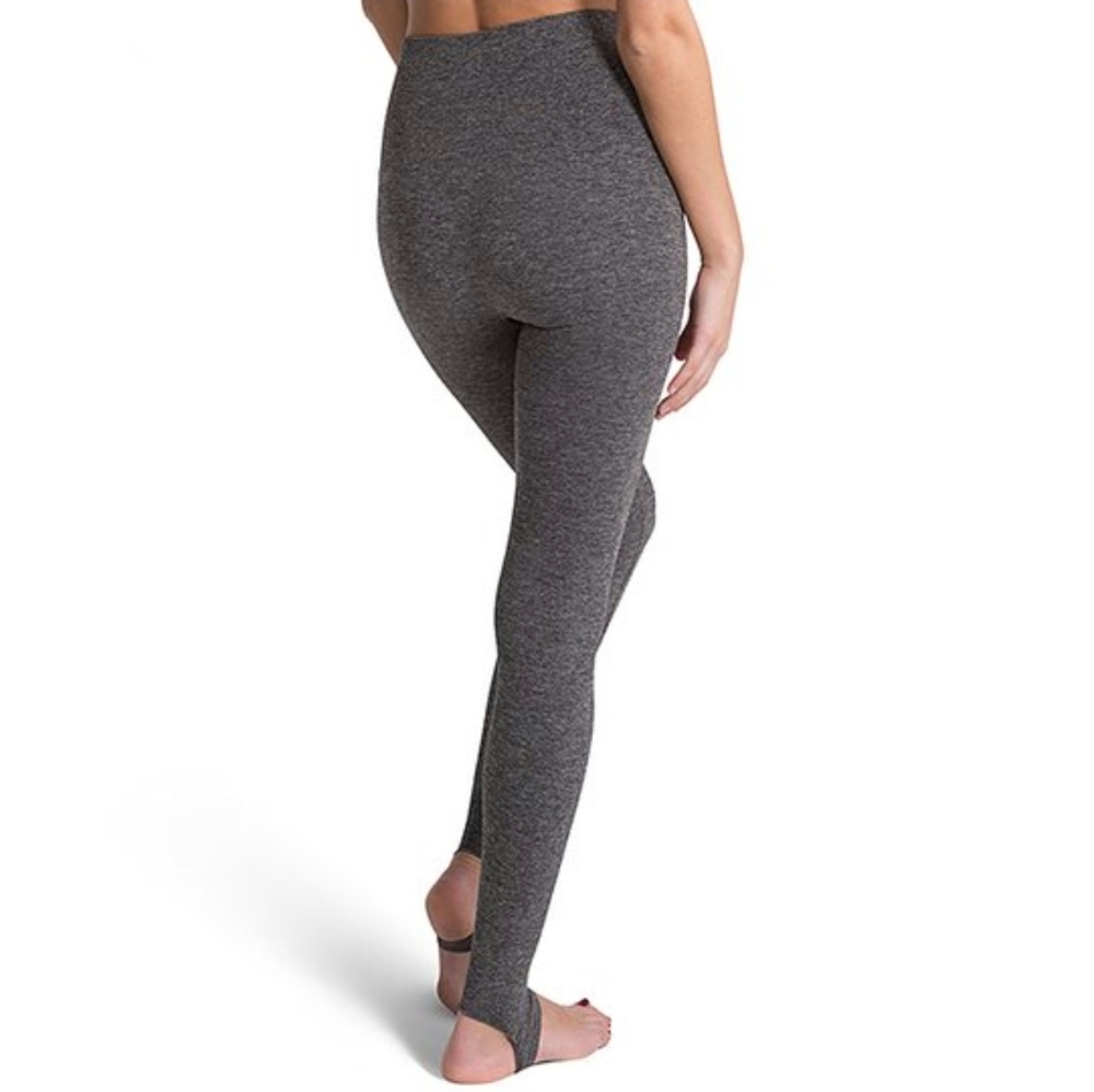 Assets by Sara Blakely Spanx Stirrup Gray Shaping Leggings